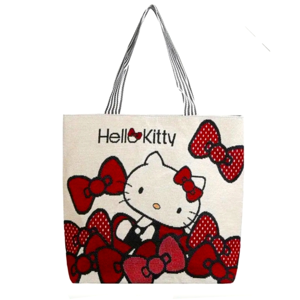 Hello Kitty 17" embroidered Tote for women